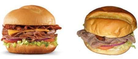 Arbys  Bacon and Cheddar Roastburger