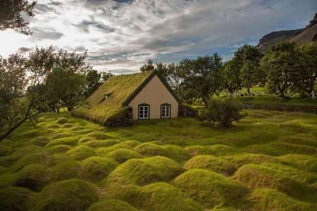 сказочный домик в Исландии