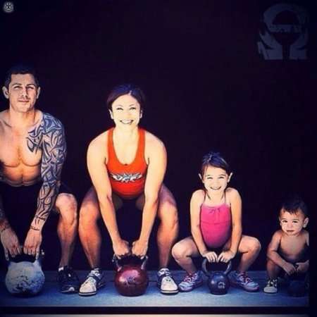 спортивная семья